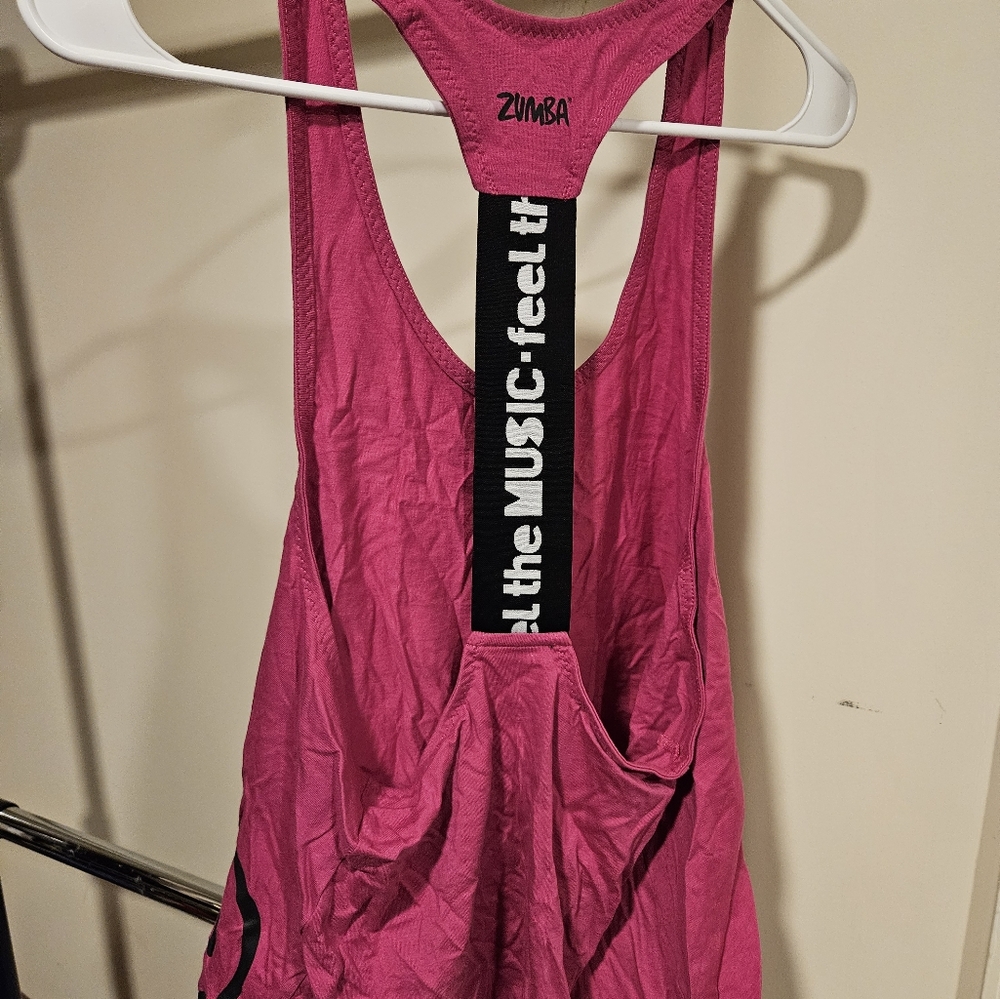 Zumba pink tank